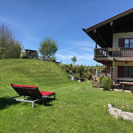 Ferienwohnung Draexl Garten Und Bergblick Nussdorf am Inn Ngoại thất bức ảnh