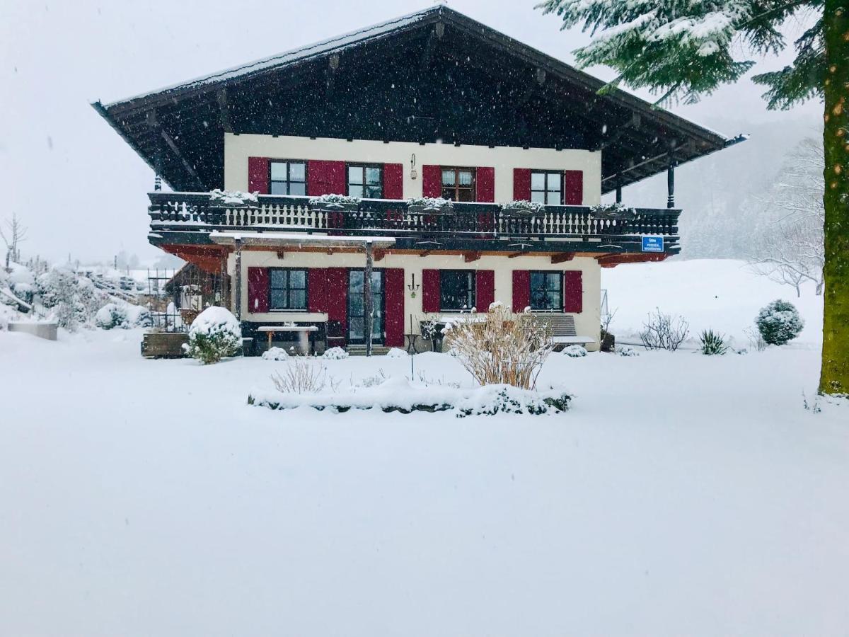Ferienwohnung Draexl Garten Und Bergblick Nussdorf am Inn Ngoại thất bức ảnh